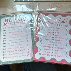 Bridal Shower Games